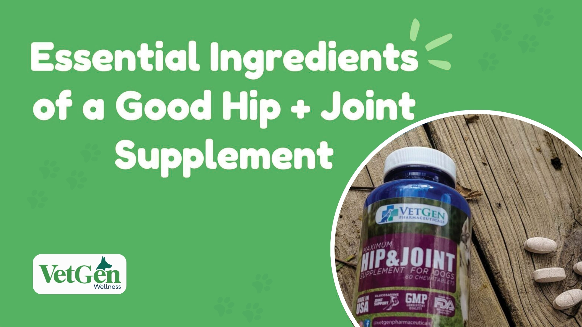Essential Ingredients of a Good Hip & Joint Supplement