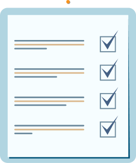 A image representing completed checklist